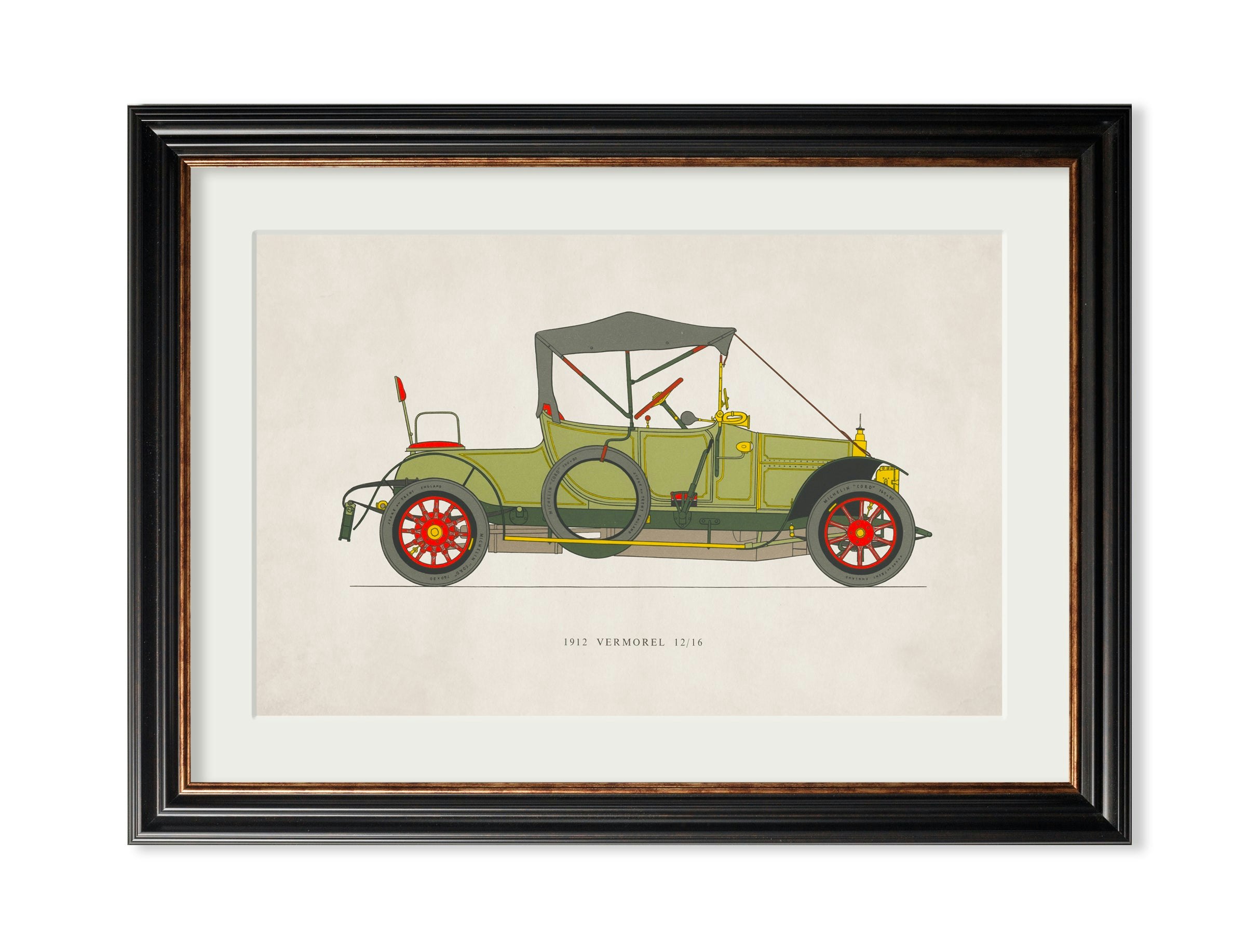 Rackhams 1912 Vermorel 12/16 - 35 X 50Cm - York Slim