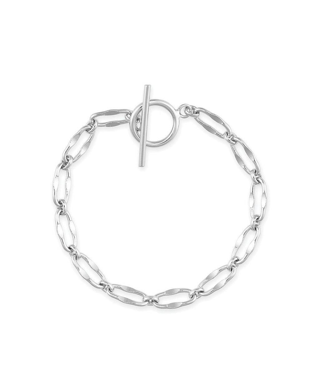 Elk & Bloom Silver Sterling Chain Bracelet - No Thank You