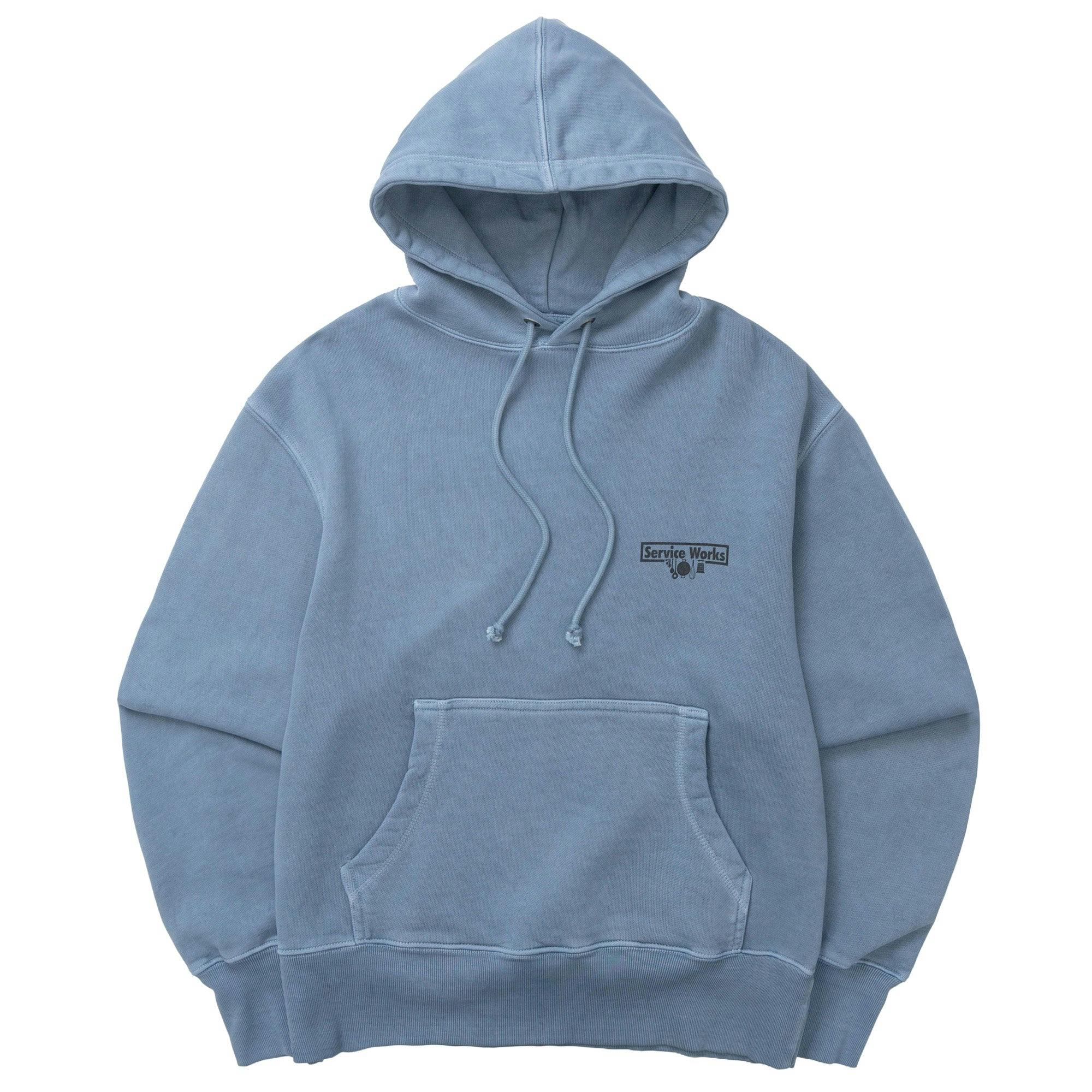 Service Works Loopback Trademark Hoodie - Slate - Large