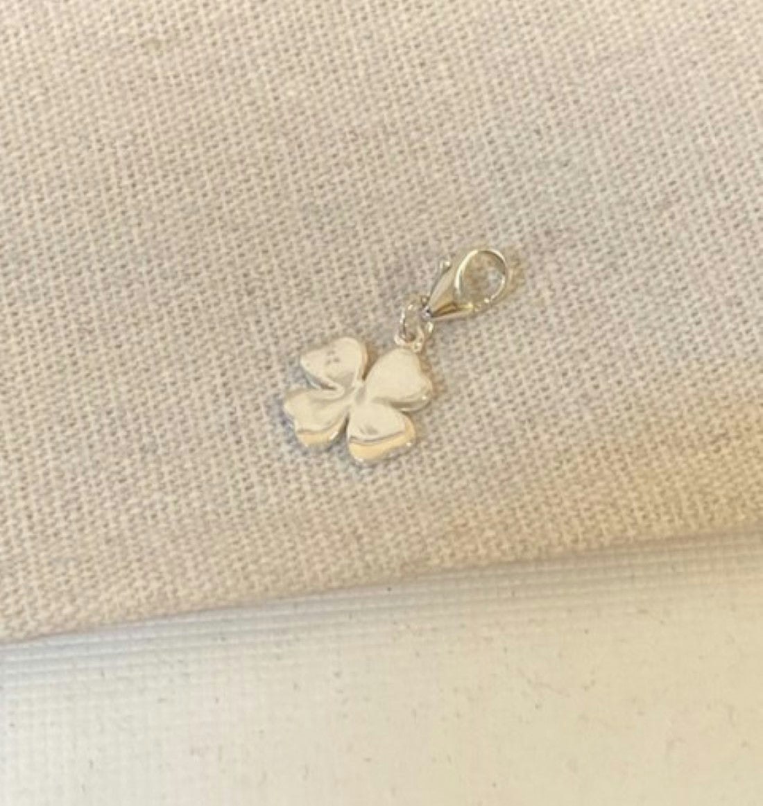 Mylee London Silver Sterling Four Leaf Clover Charm - No - Clip On Charm