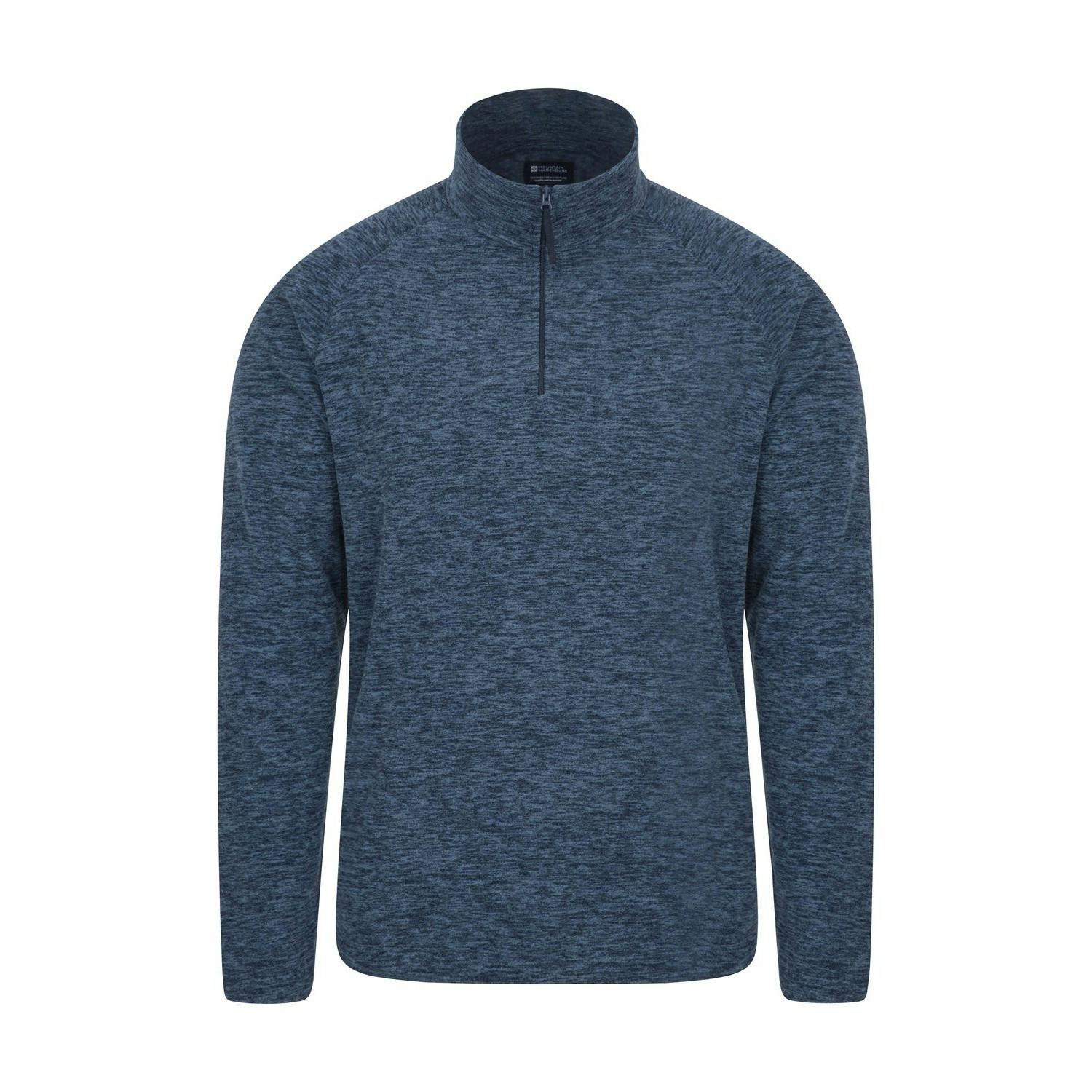 Mountain Warehouse Men's Snowdon Ii Fleece Top - Navy - Xs - Navy - 100% Polyester