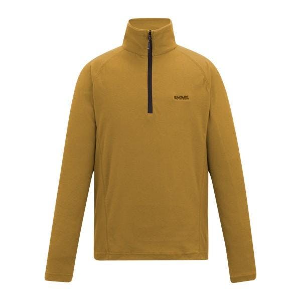 Regatta Men's Brown Great Outdoors Montes Funnel Neck Fleece Jumper - Wood - S - Wood - 100% Polyester