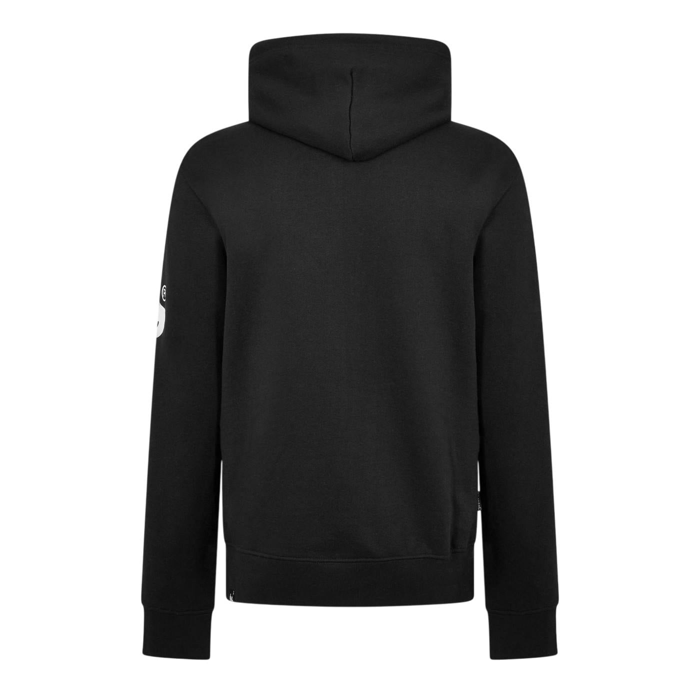 Money Men's Black Satin Long-Sleeved Hoodie - Xs - 100% Polycotton