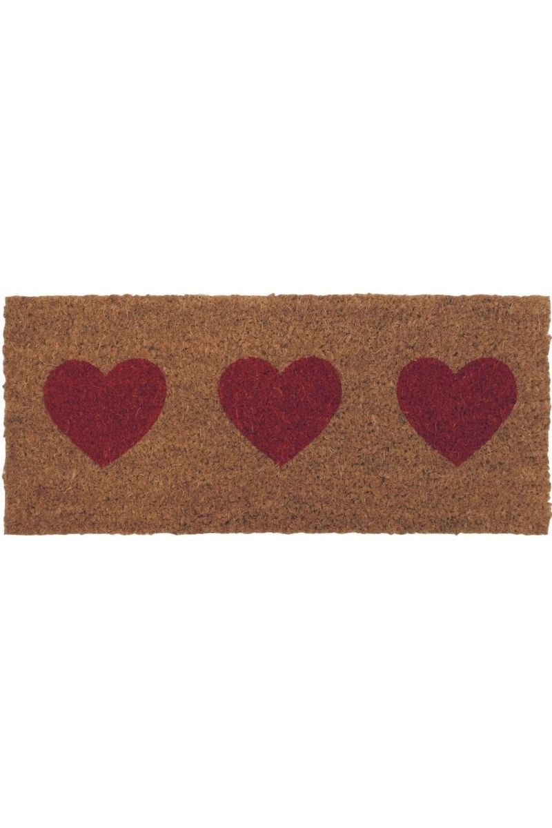 The Rugs Derby Doormat Insert Small Hearts (23X53cm)