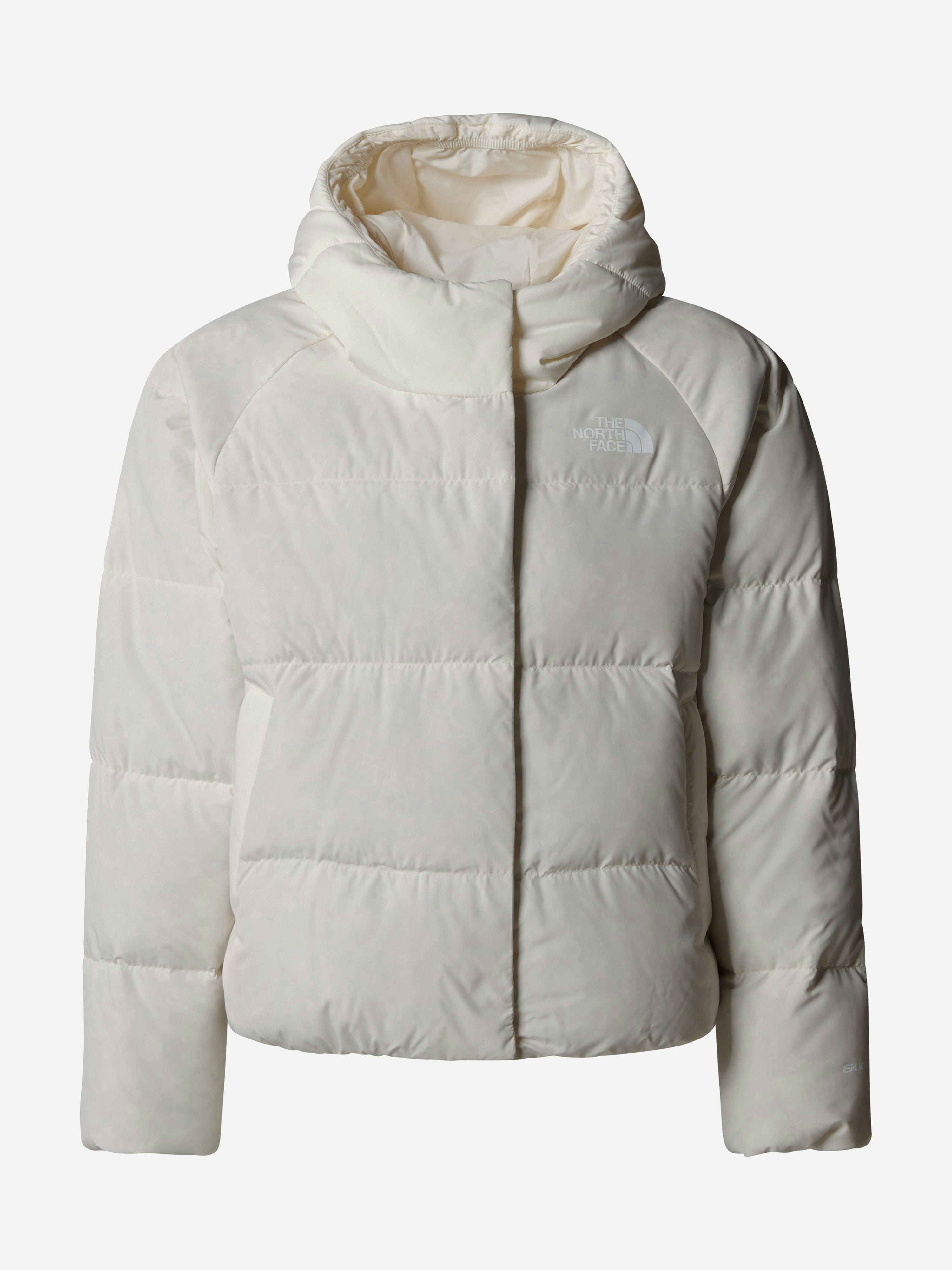 The North Face Girls White North Down Hooded Jacket In - Xs (6 Yrs)