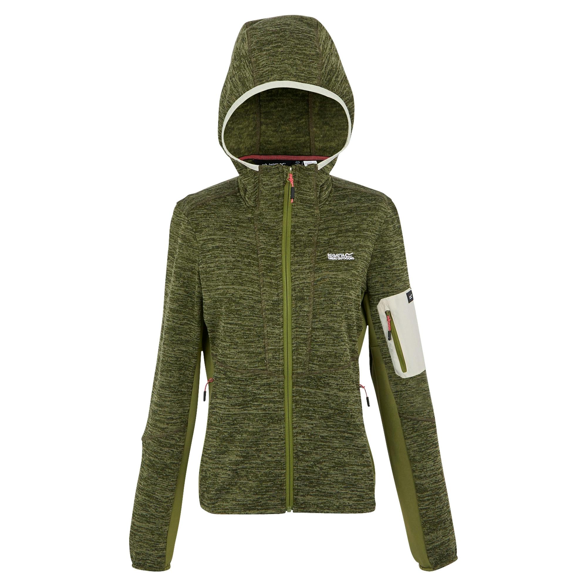 Regatta Women's Green Kemilia Fleece Jacket - Nephrite - 12 Uk - Nephrite - 90% Polyester/10% Elastane