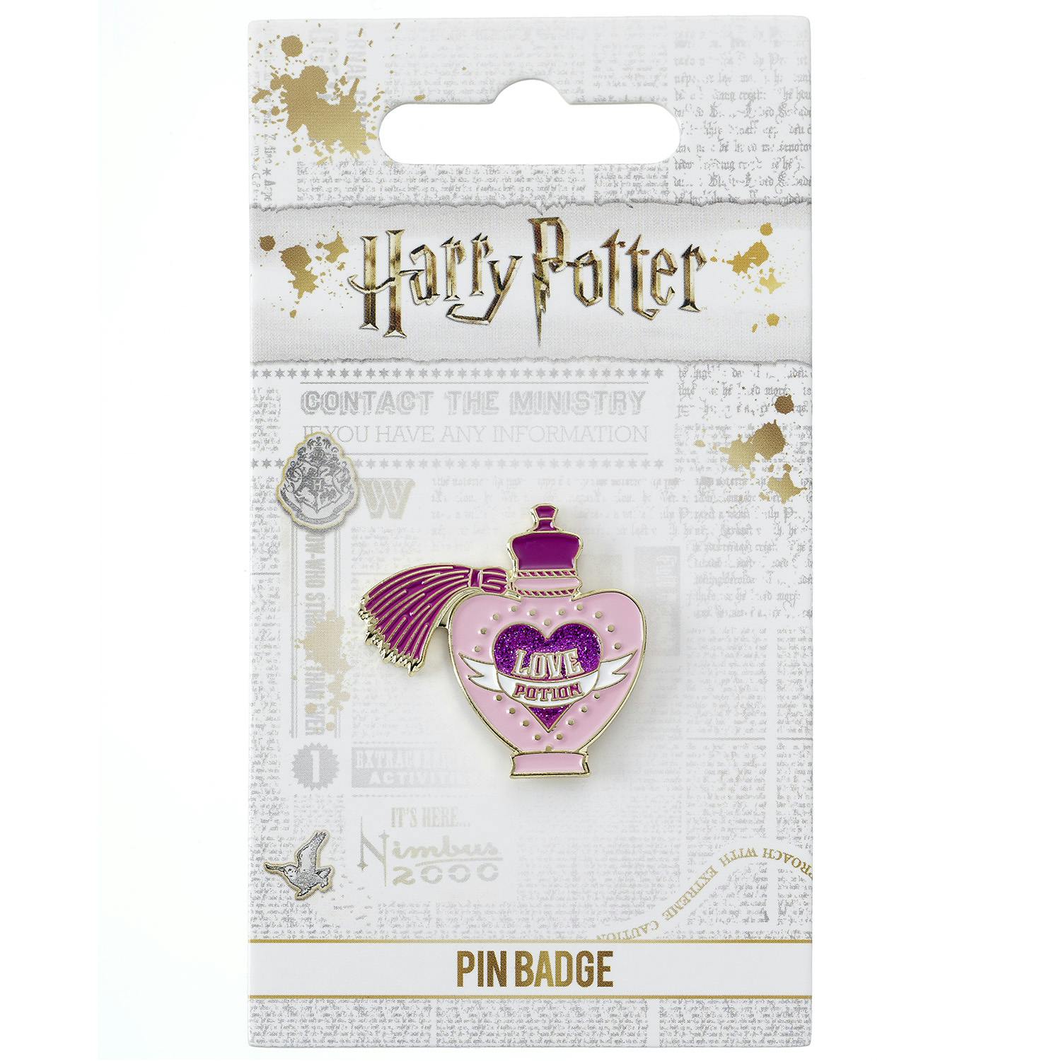 The Carat Shop Gold Harry Potter Love Potion Pin Badge