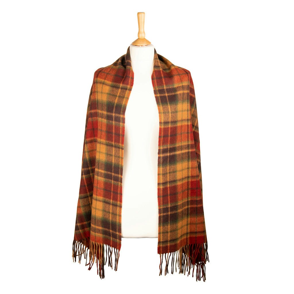Heritage Traditions Tartan Woollen Stole - Antique Buchanan