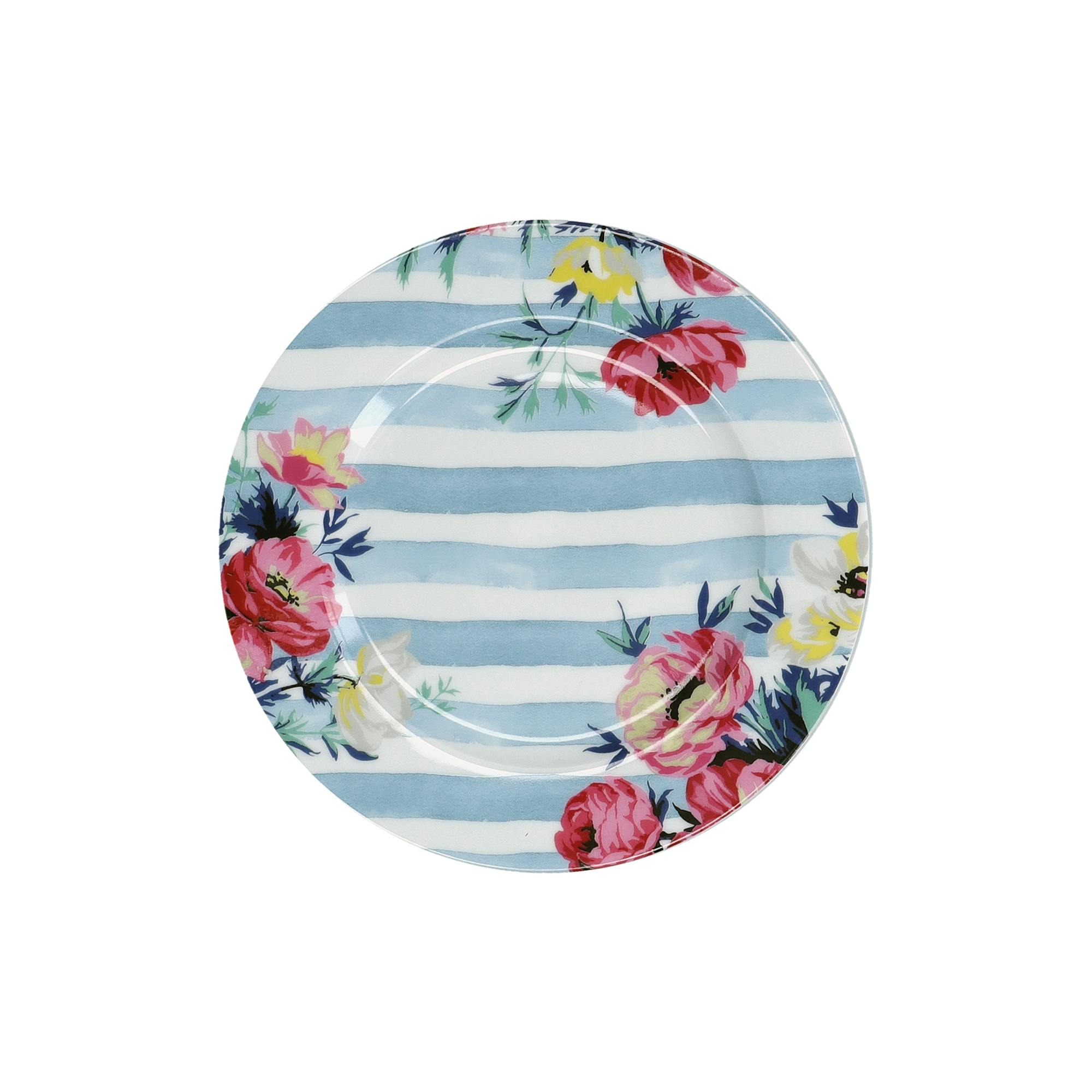 Rackhams Blue Clovelly Porcelain 19Cm Side Plate - Porcelain - Plate