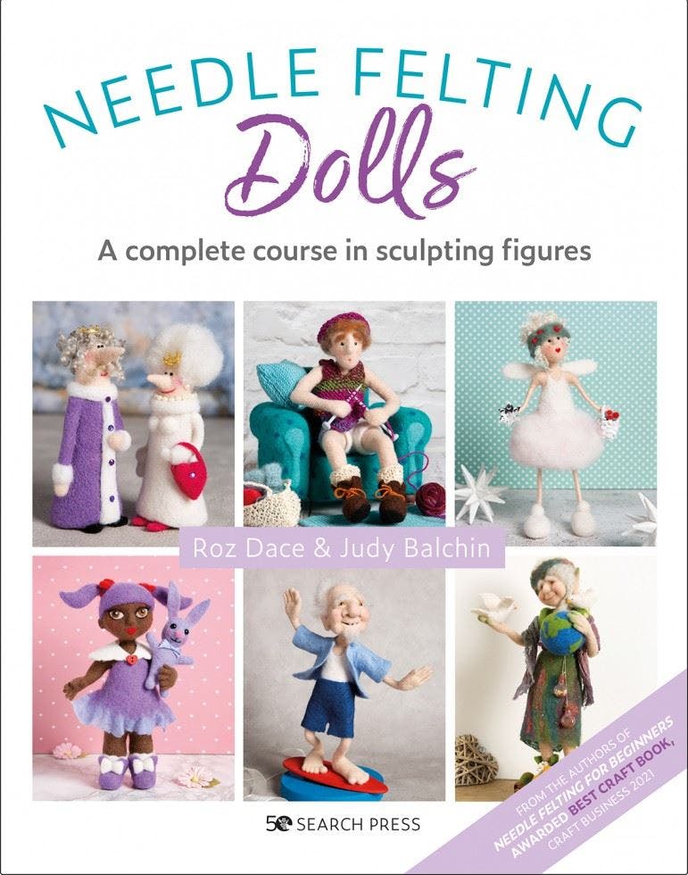Needle Felting Dolls: A complete course in sculpting figures By Roz Dace,Judy B - Image 10