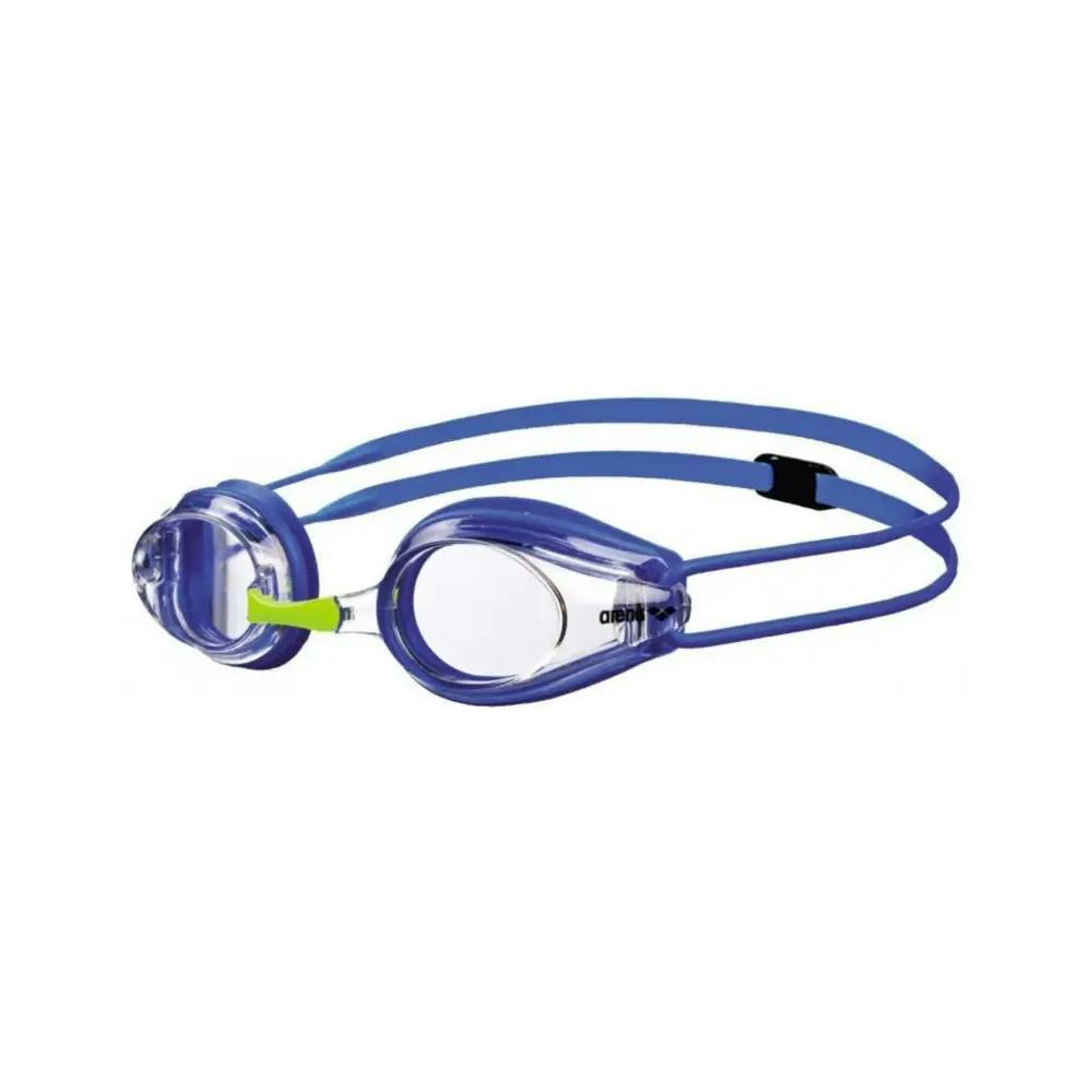Arena Blue Tracks Junior Swim Goggle - /Clear Lens