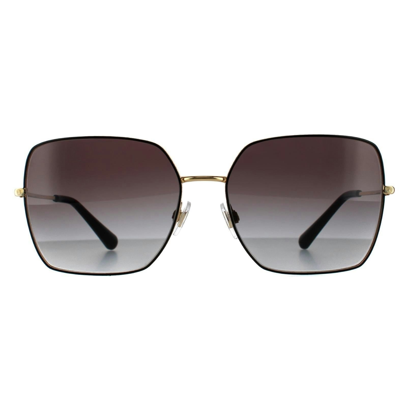 Dolce&Gabbana Woman Sunglass DG2242 - Frame color: Black, Lens color: Light Grey Gradient Black - Image 6