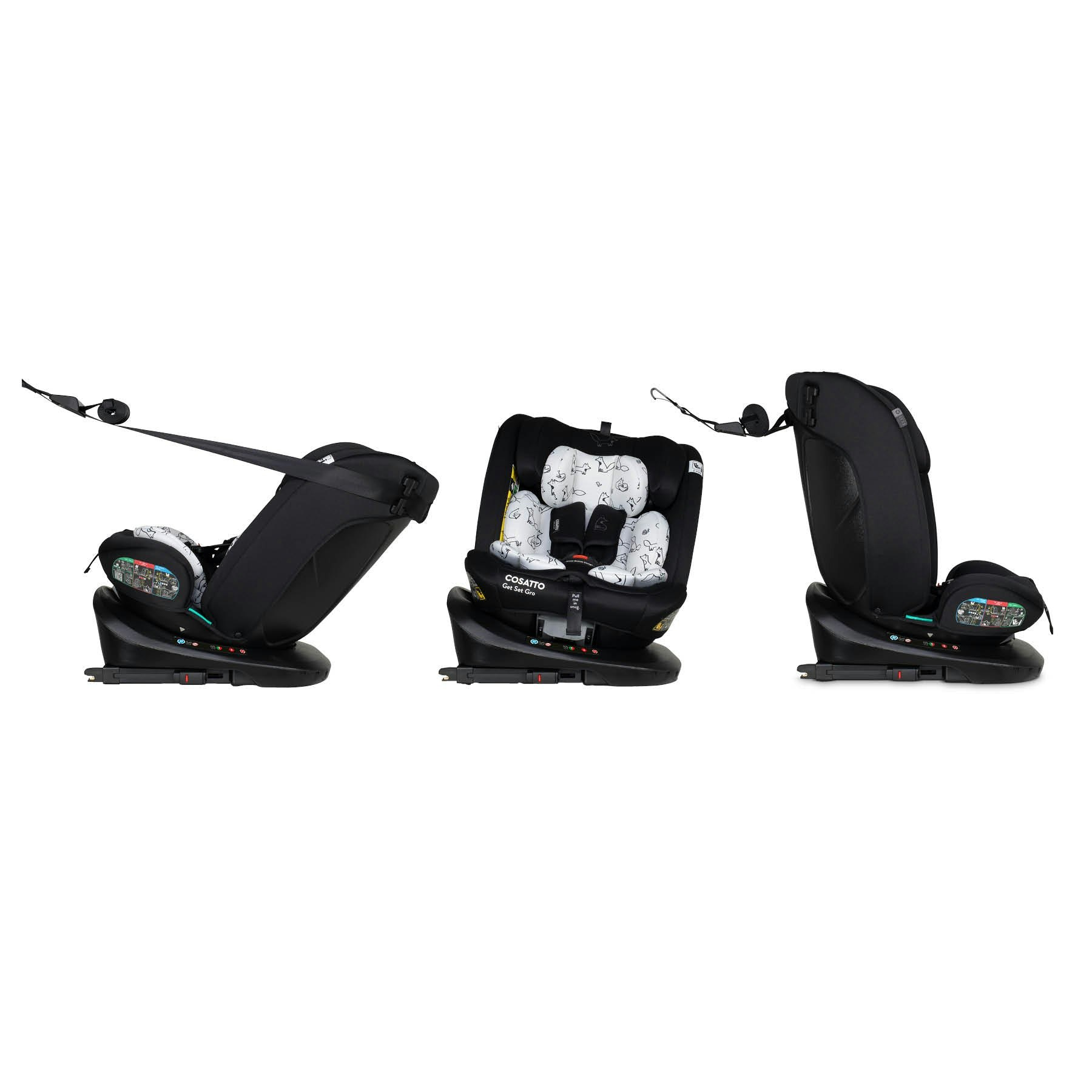Cosatto Get Set Grow I-Size 360 Car Seat Foxed