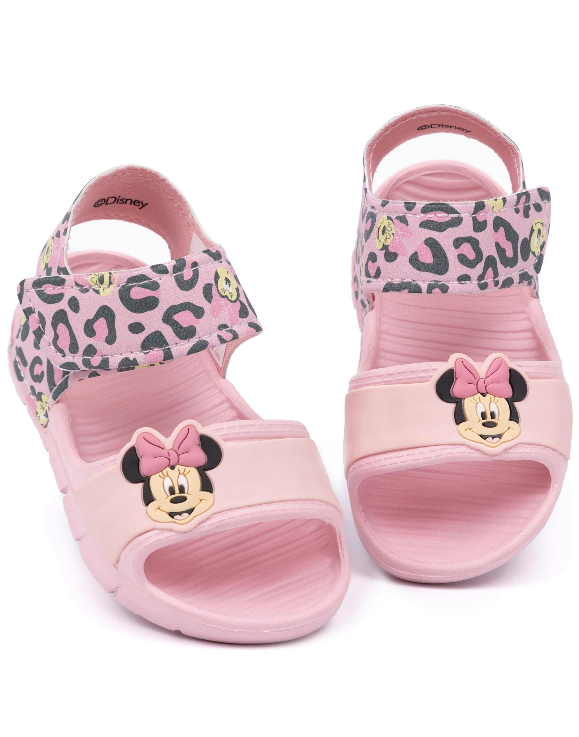 Vanilla Underground Girls Pink Disney Minnie Mouse Sandals - 6 Uk Child