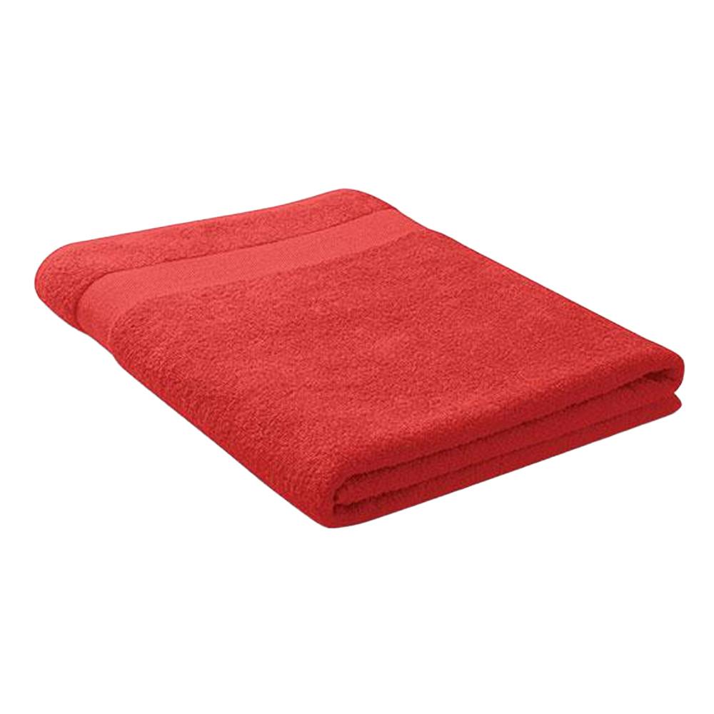 Rackhams Red Merry Organic Cotton Towel - One Size - 100% Organic Cotton