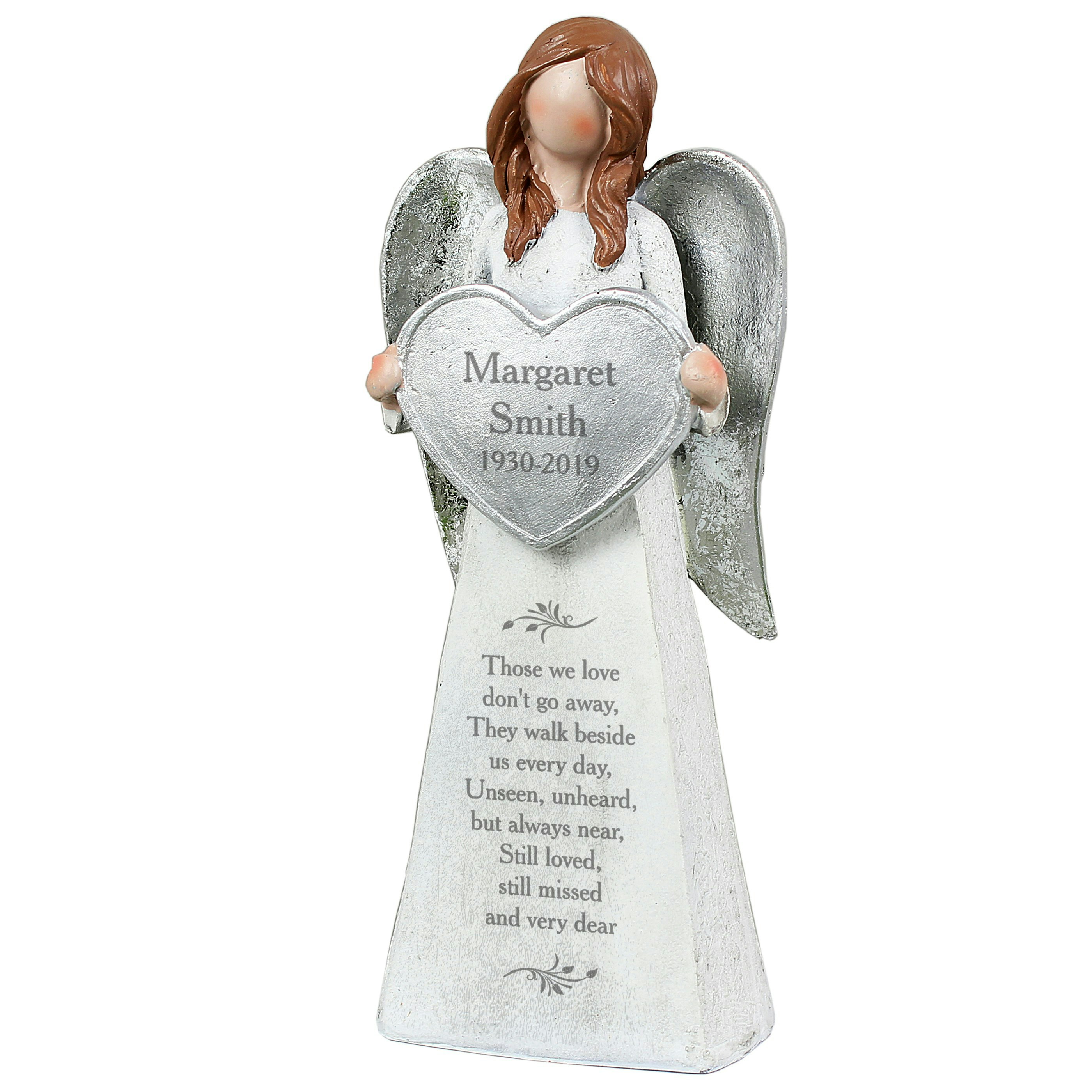 Rackhams Personalised Memorial Angel Ornament