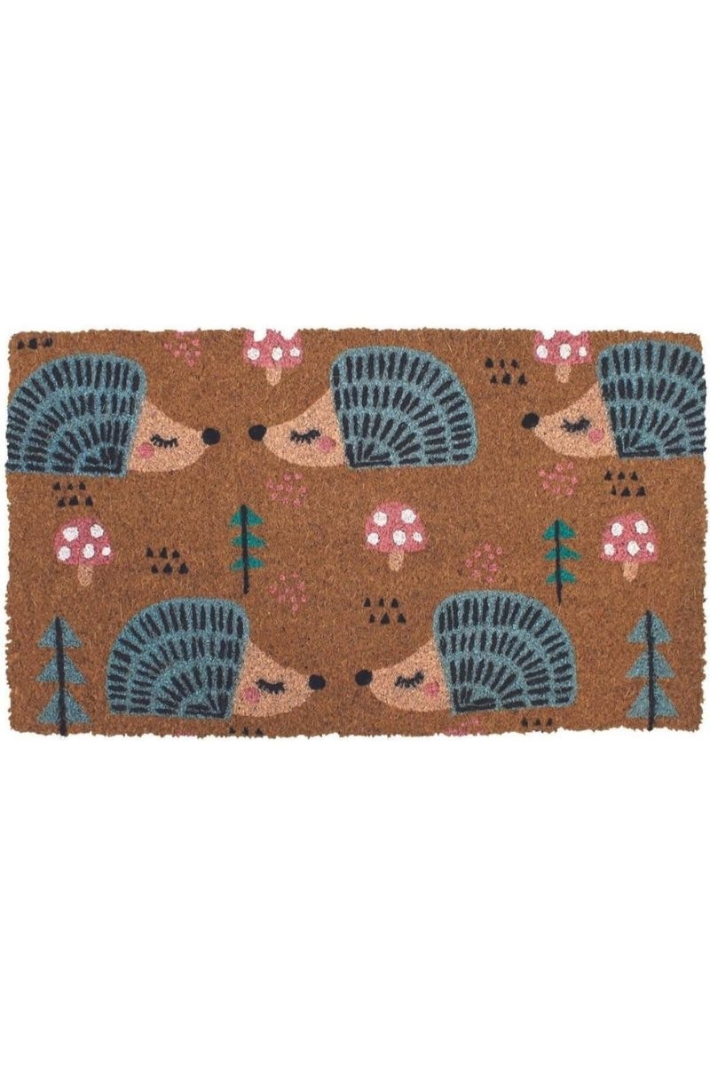 The Rugs Light Hedgehogs Coir Doormat Gainsborough 40X70 Cm