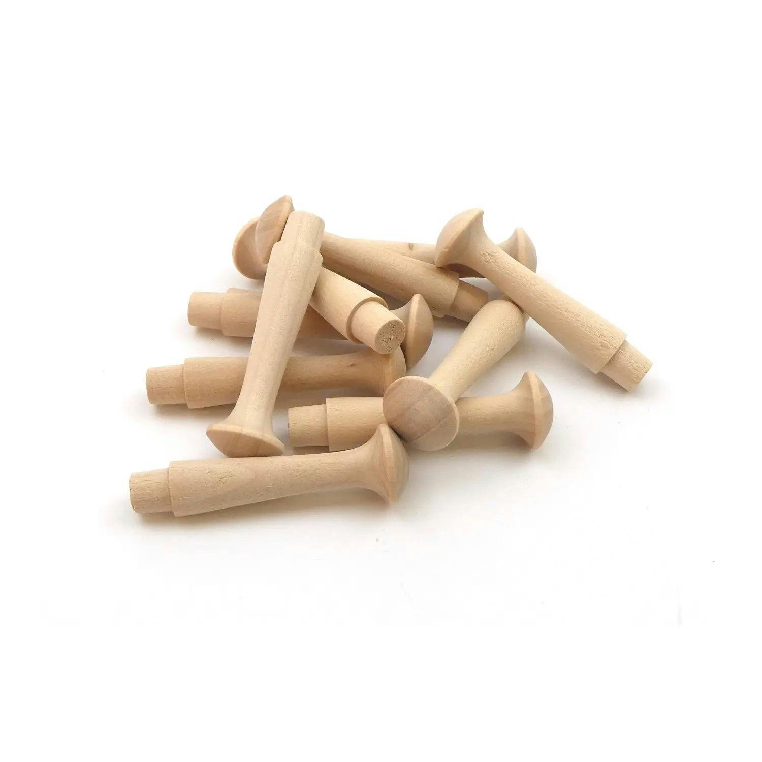 Oakcrafts Birch Shaker Peg 2.5" - 10