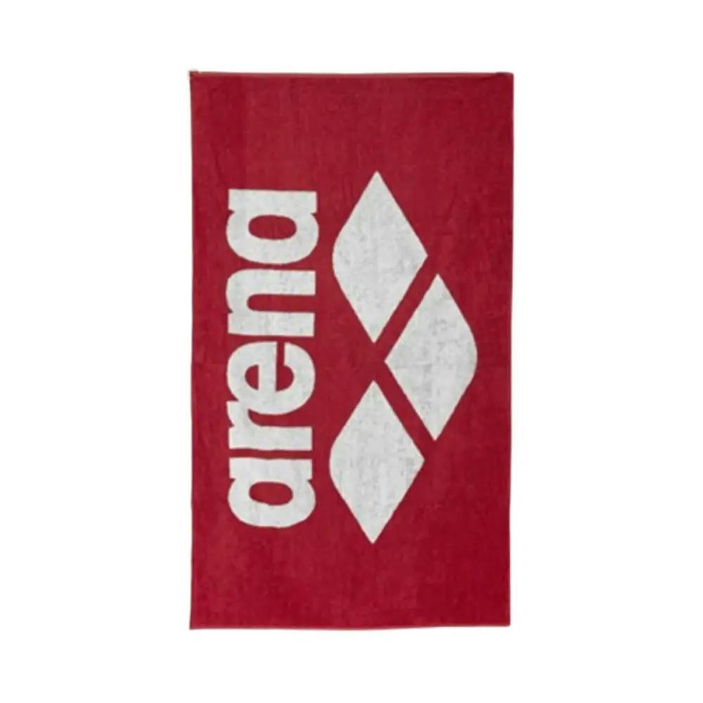 Arena Red/White Soft Pool Towel