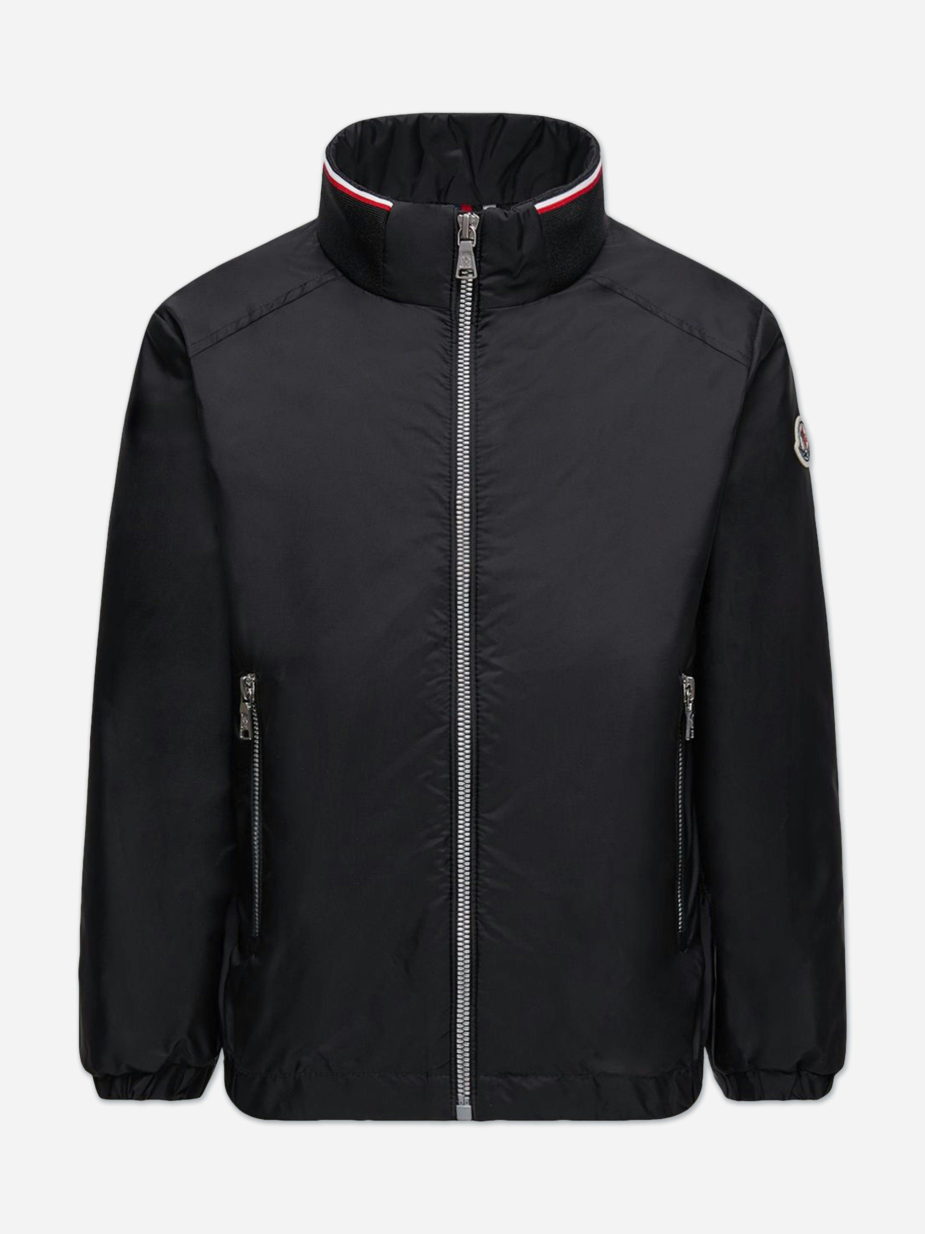 Moncler Enfant Boys Black Hilmi Jacket In - 6 Yrs
