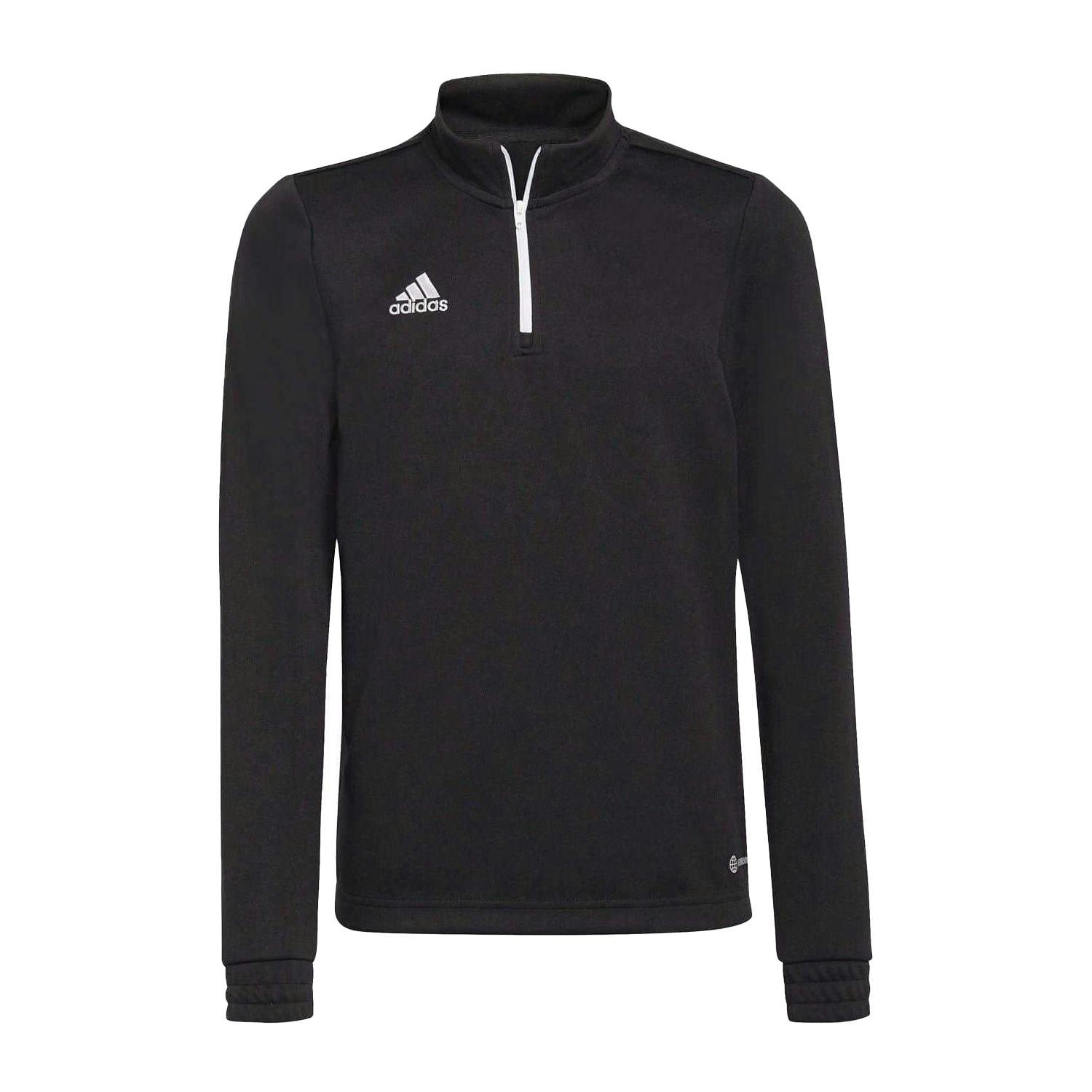 Adidas Black Kids Entrada 22 Recycled Polyester Training Top - 11-12 Years - 100% Recycled Polyester