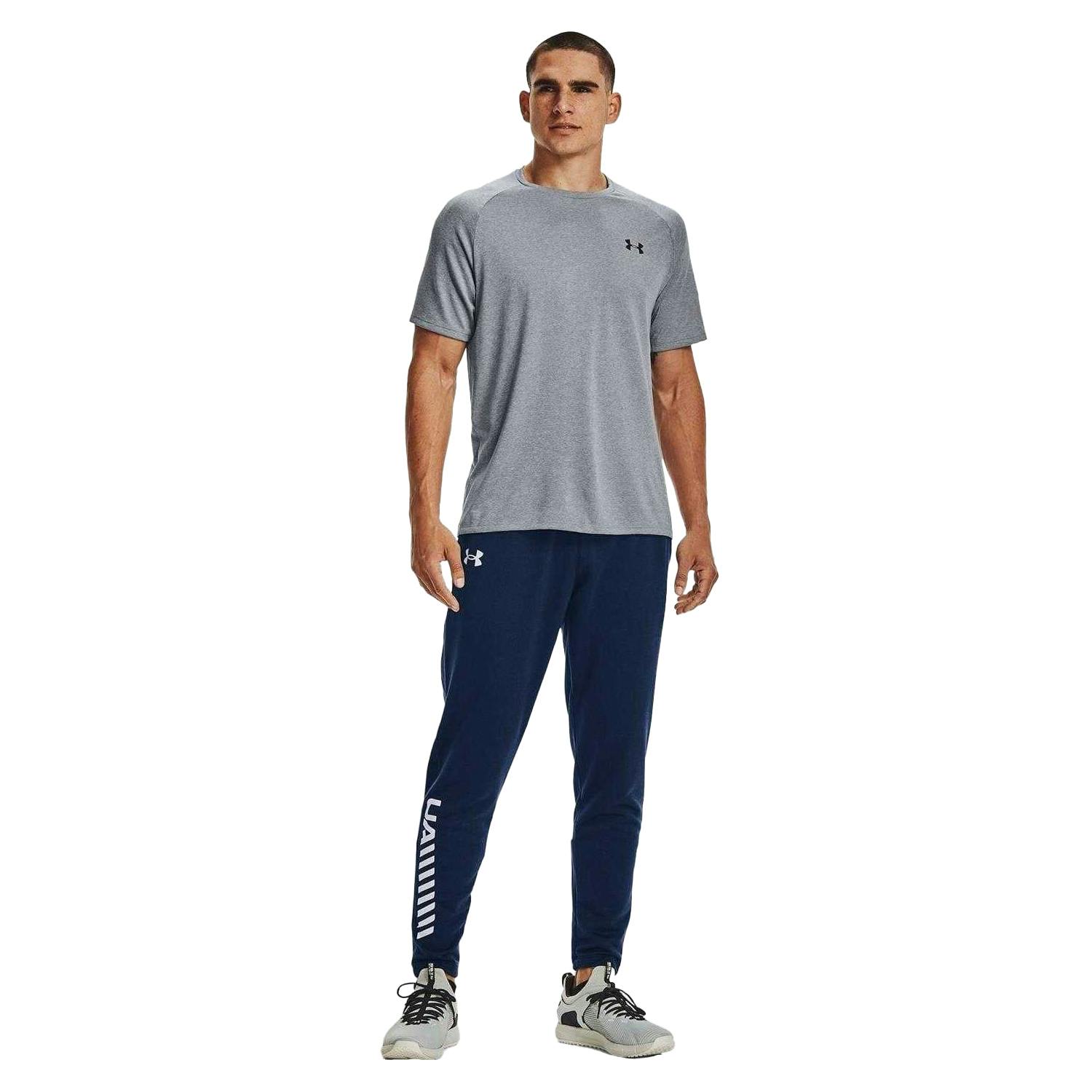 Under Armour Men's Light Tech 2.0 T-Shirt - Steel Heather - 3XL - Steel Heather - 100% Polyester