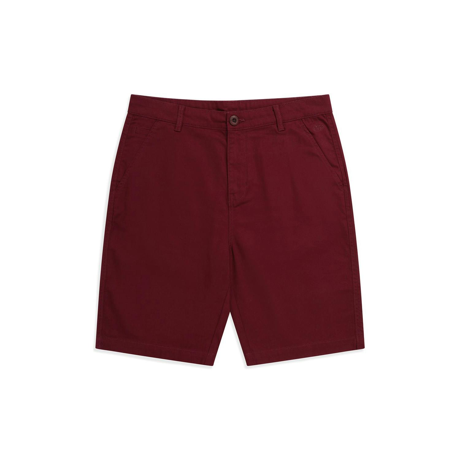 Animal Men's Burgundy Westbay Shorts - 42R - 98% Organic Cotton/2% Elastane