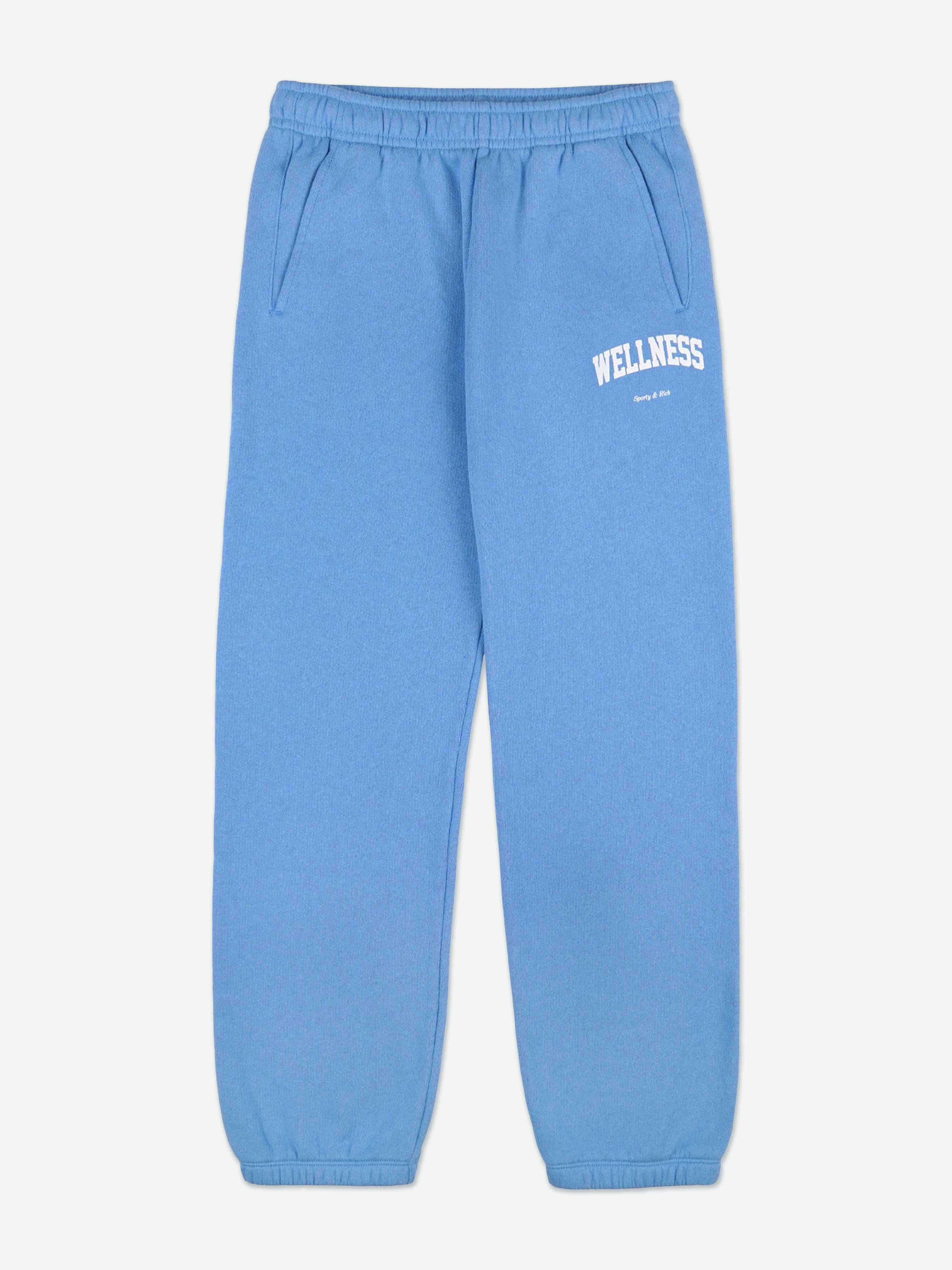 Sporty & Rich Blue Kids Wellness Ivy Joggers In - 10 - 12 Yrs