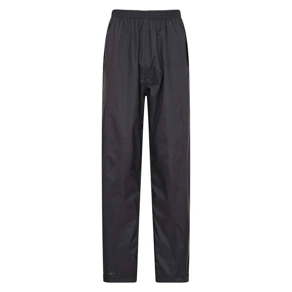 Mountain Warehouse Men's Black Pakka Waterproof Over Trousers - 3XL - 100% Nylon
