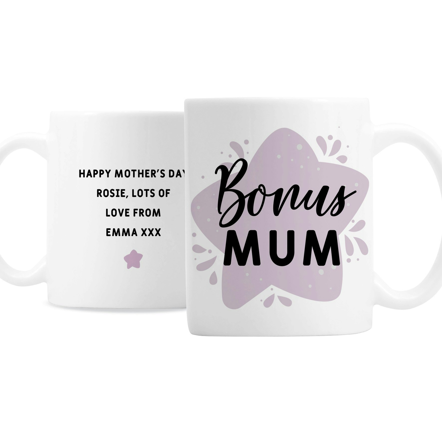 Rackhams Personalised To My Bonus Mum Mug