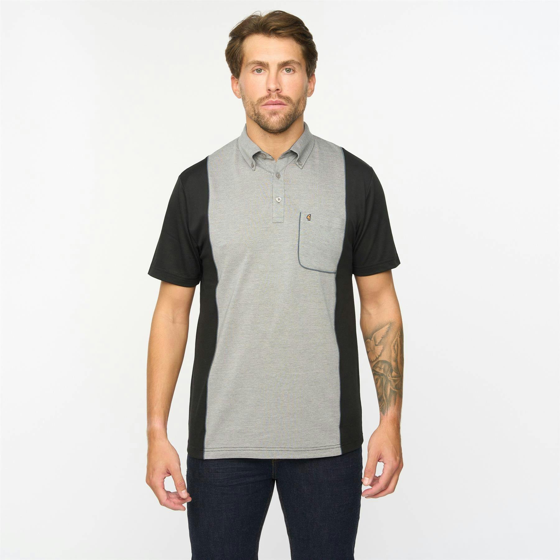 Gabicci Black G55x03 Short Sleeve Jersey Shirt Classic - M