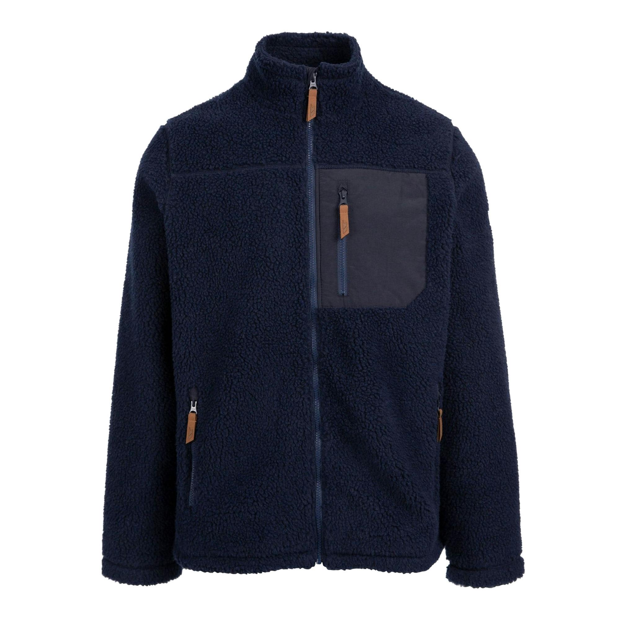 Trespass Men's Buck B Sherpa Fleece Jacket - Navy - Xl - Navy - 100% Polyester