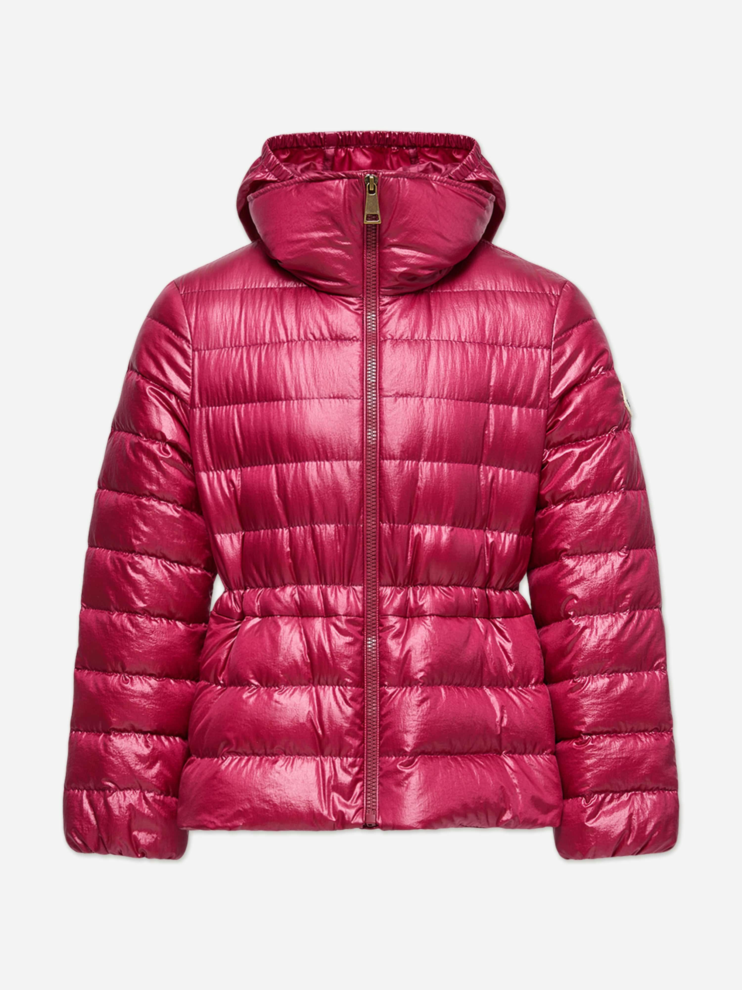 Moncler Enfant Girls Pink Down Padded Fem Jacket In - 14 Yrs