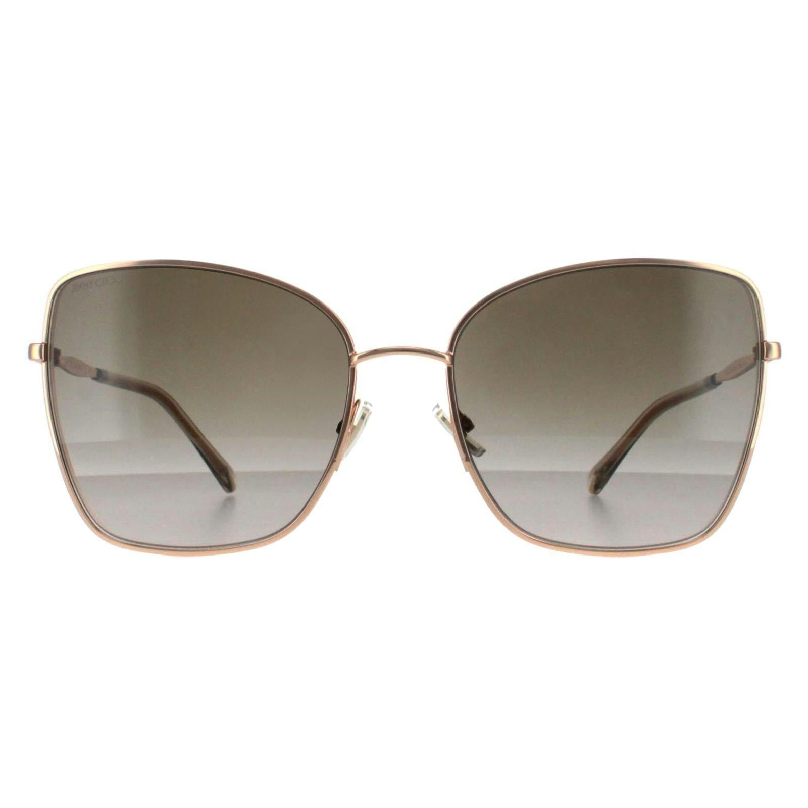 Jimmy Choo Women's Gold Alexis/S Copper Sunglasses
