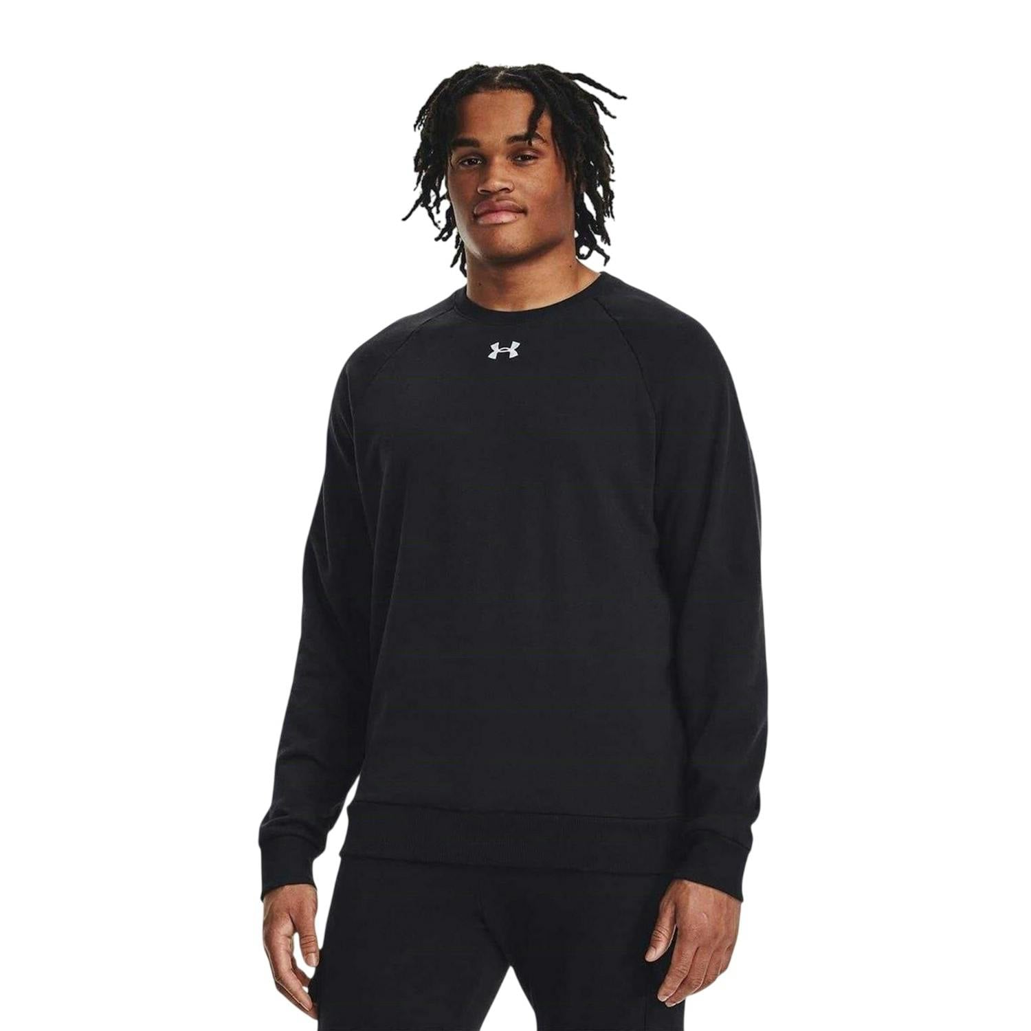 Under Armour Men's Black Rival Fleece Sweatshirt - Xl - 100% Mixed