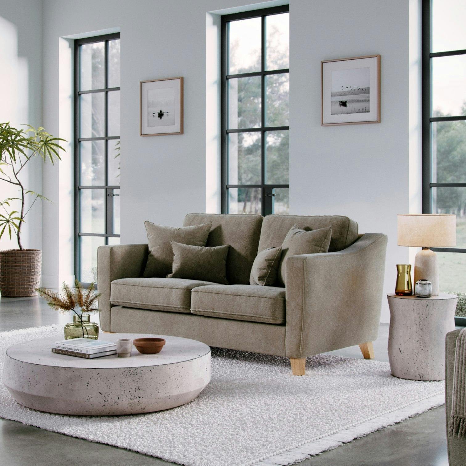 The Great Sofa Company The Elton Small Sofa - Fossil