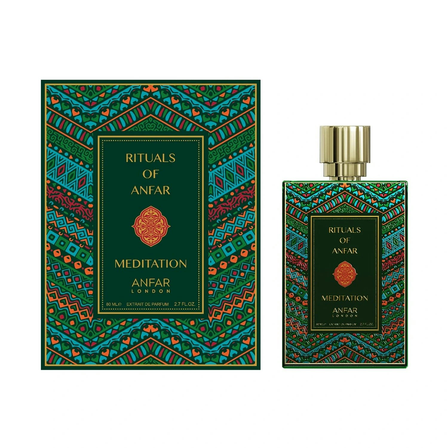 Anfar Meditation 80ml Rituals Series Extrait in Green | Size: 100ml - Image 3