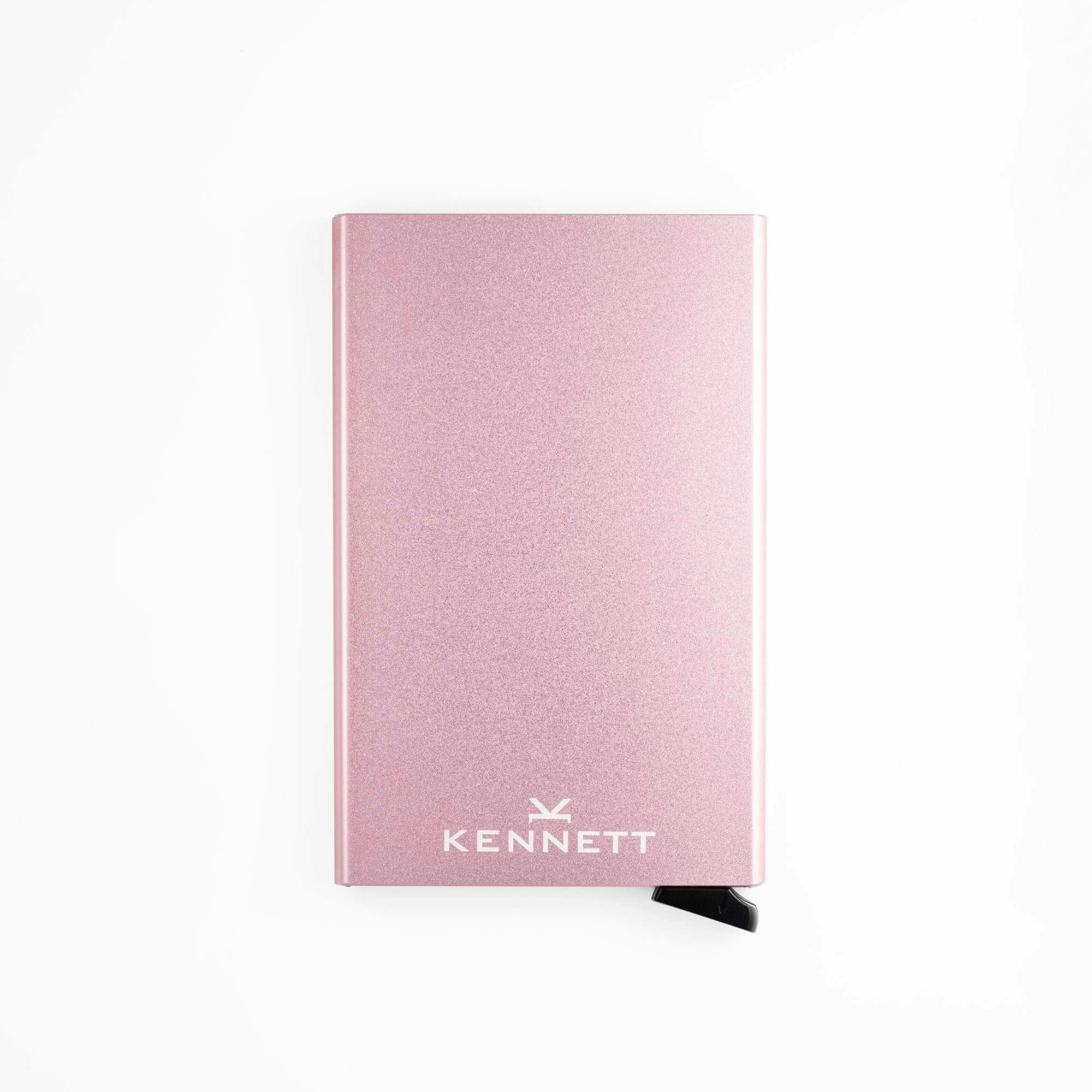 Kennett Pink Card Holder Smart Wallet – Rfid Blocking & Slim Design