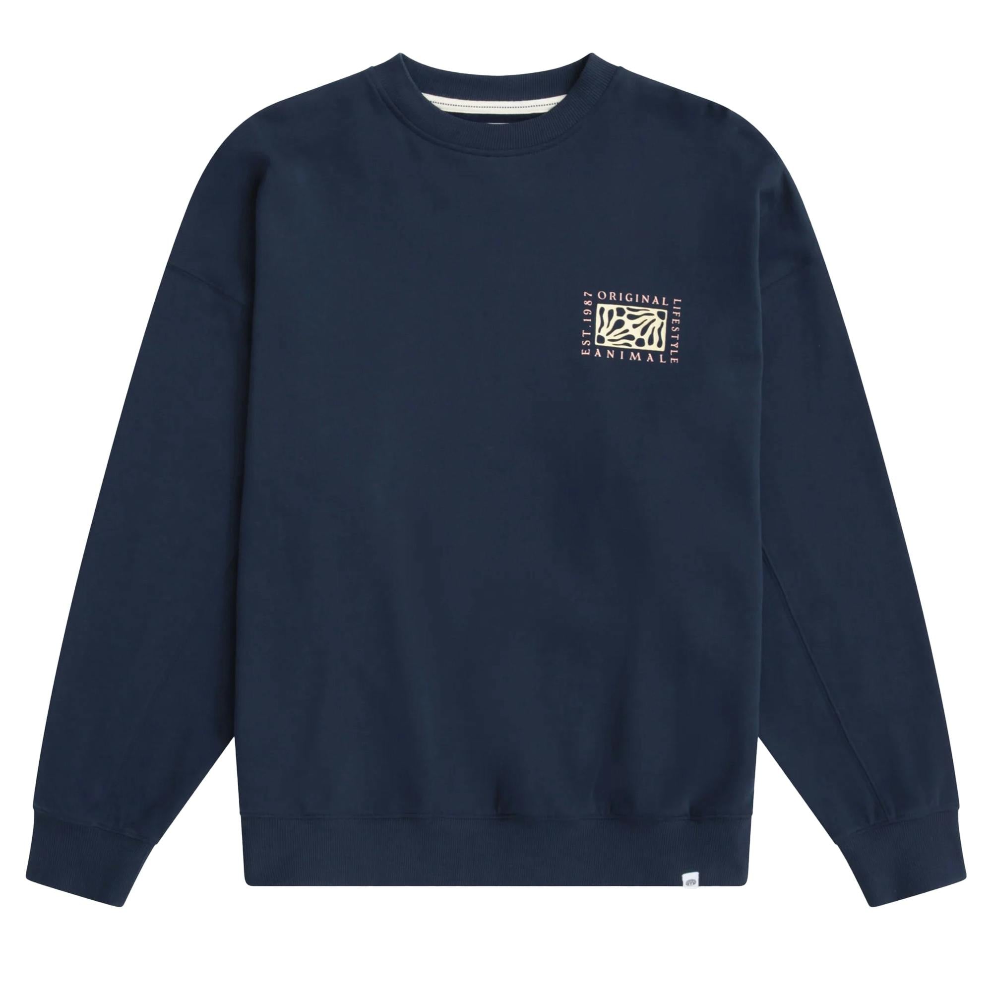 Animal Women's Dakota Sweatshirt - Navy - 6 Uk - Navy - 100% Mixed