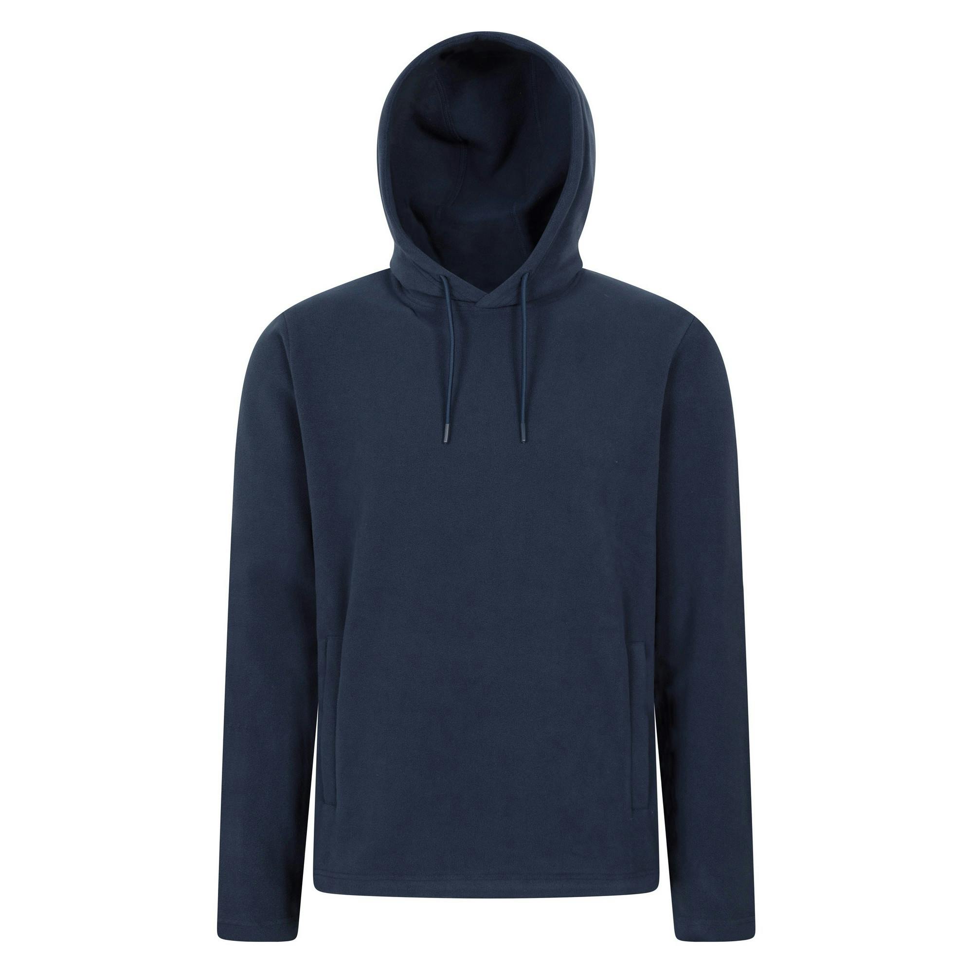Mountain Warehouse Men's Raso Hooded Hoodie - Navy - M - Navy - 100% Polyester