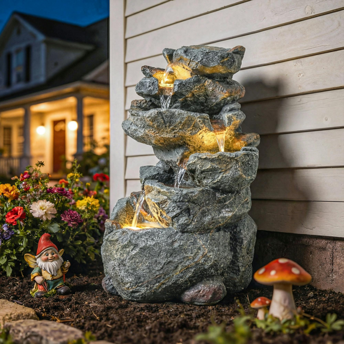Lit Rock Feature