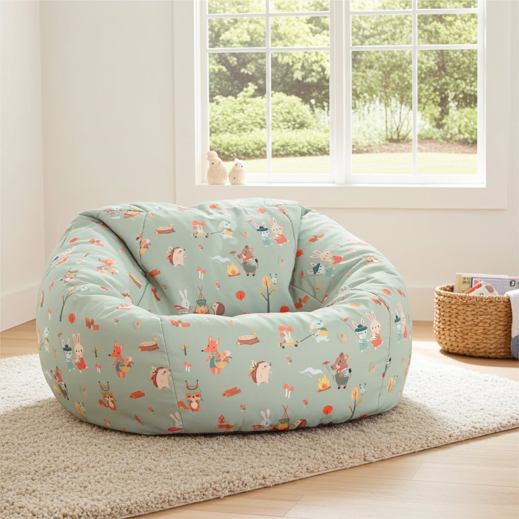 Rackhams Forest Friends Kids Water Resistant Slouchbag Bean Bag Chair - Medium - Multi
