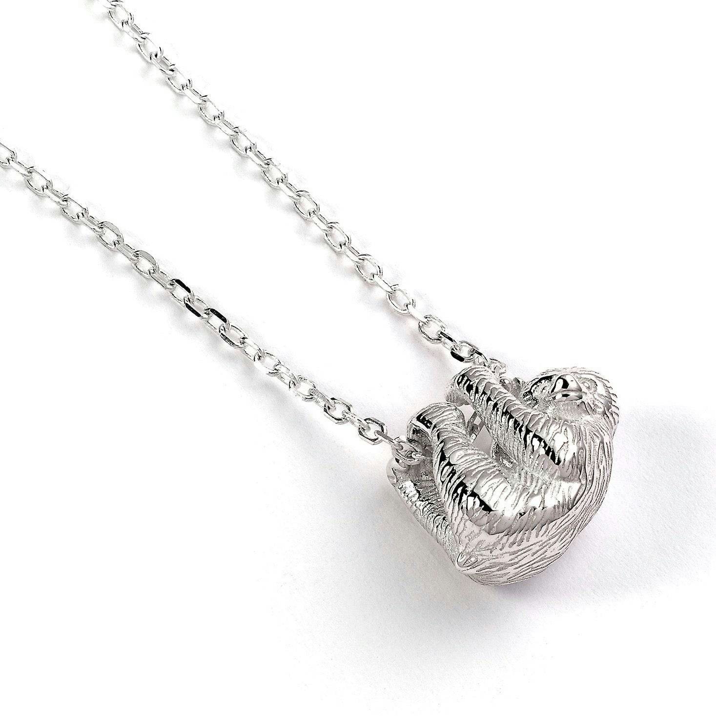 Mylee London Silver Sloth Necklace - Personalised - No