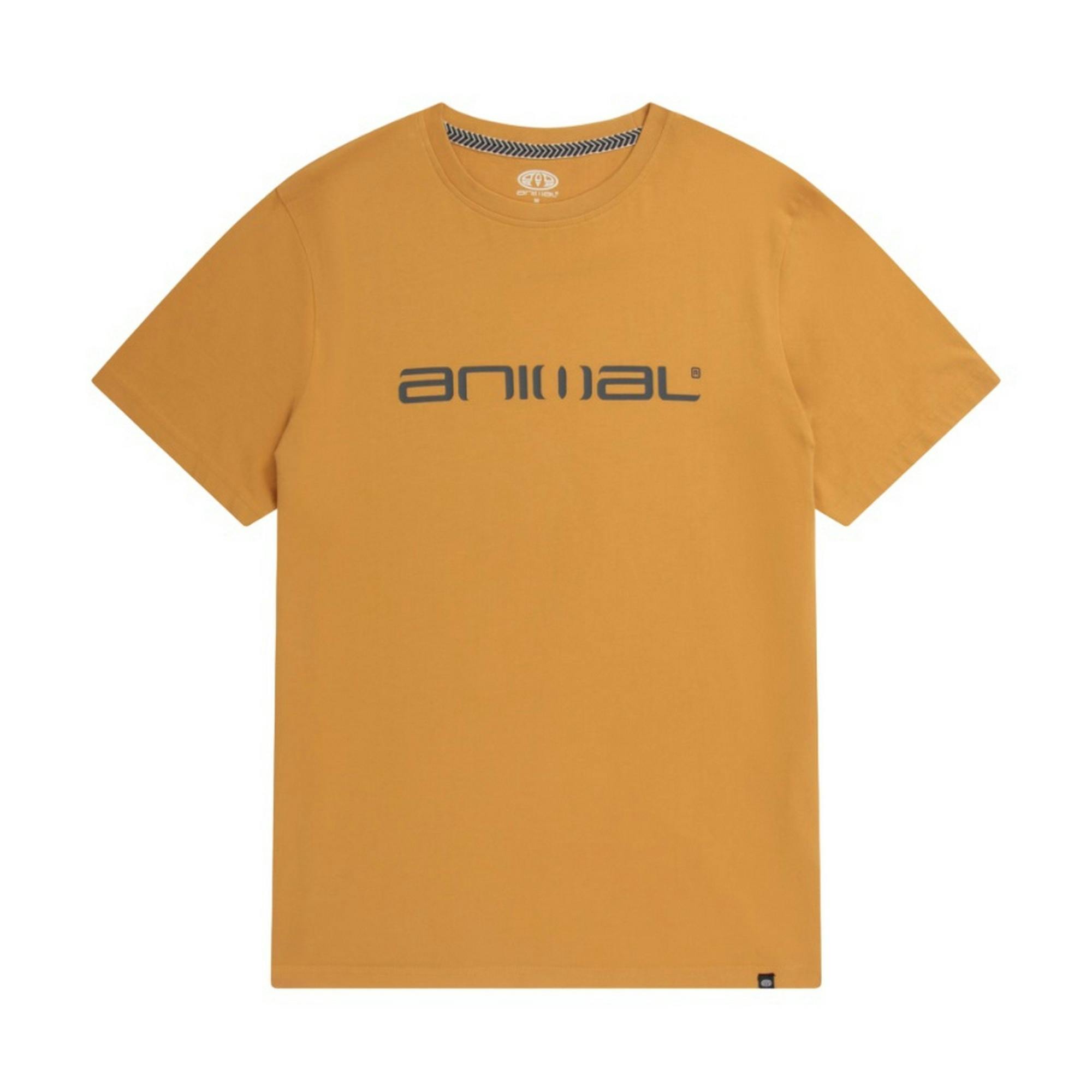 Animal Men's Classico Organic T-Shirt - Mustard - M - Mustard - 100% Organic Cotton