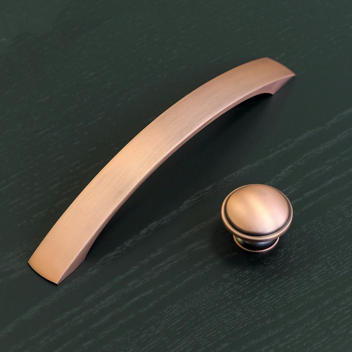 - 35mm Copper Cabinet Knob Brushed Antique Rose Gold Kitchen Cupboard Door Drawer Pull Handle Wardrobe Furniture Replacement - Image 5