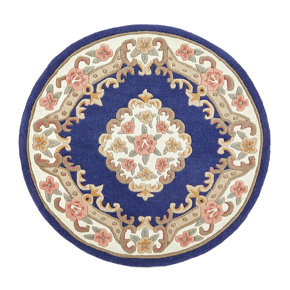 Rackhams S Shensi Navy - 120X120 Circle
