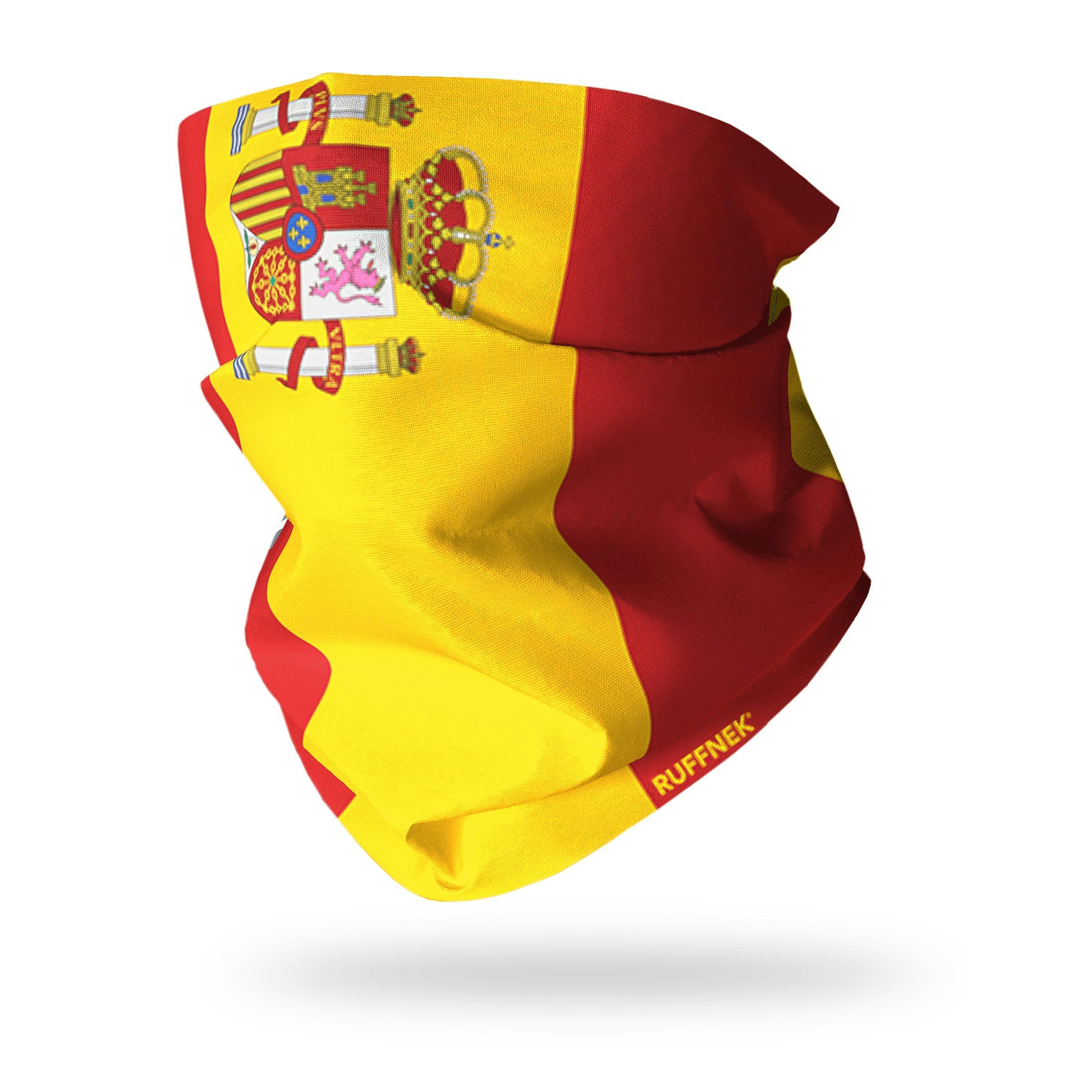 Ruffnek Women's Red/Yellow Flag Of Spain Snood Scarf