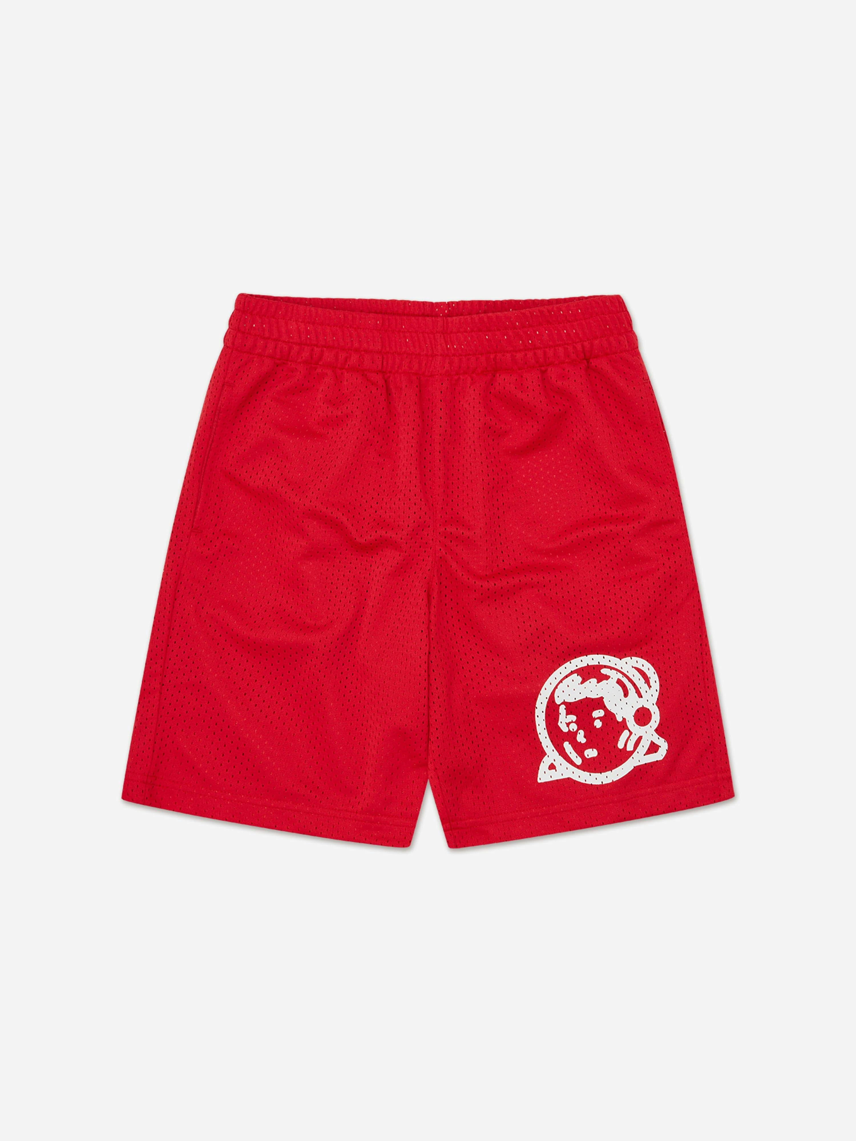 Billionaire Boys Club Boys Red Billionaire Club Astro Mesh Football Shorts In - 10 Yrs