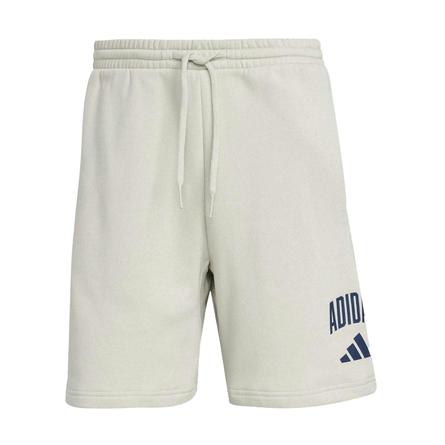 Adidas Men's Blue Sweat Shorts - Alumina/ - S - Alumina/ - 100% Mixed