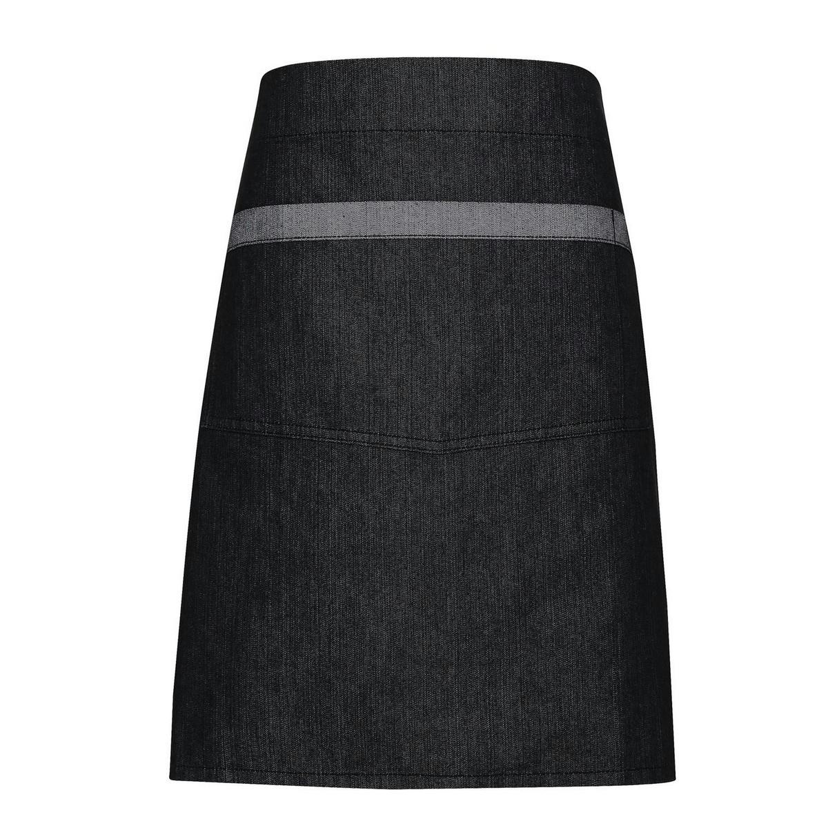 (One Size, Black Denim) Premier Unisex Adult Domain Waist Apron - Image 3
